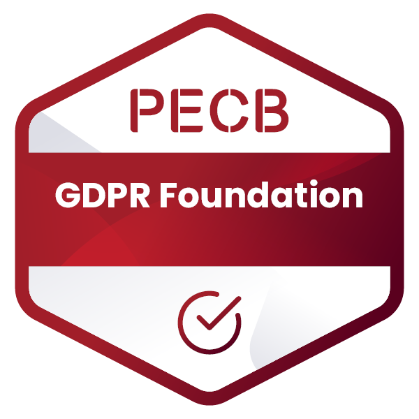 PECB GDPR Certified Data Protection Foundation Package – Self-Study with Exam Voucher & Free Retake
