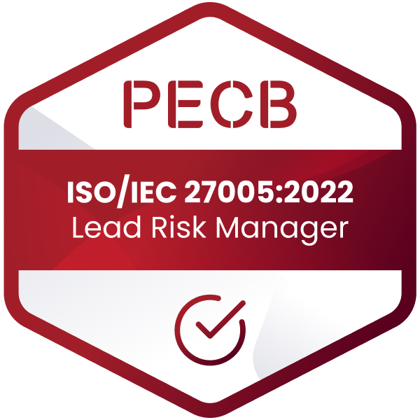 PECB  ISO/IEC 27005:2022 Lead Risk Manager - Training Course & Certification Package – Self-Study with Exam Voucher & Free Retake