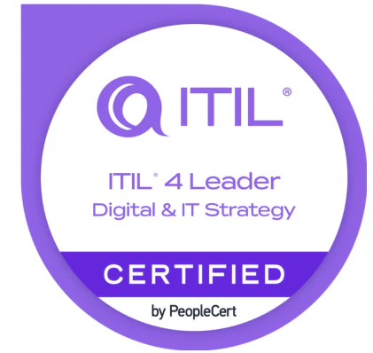 ITIL 4 Leader: Digital & IT Strategy (ITIL 4 DITS) Exam Voucher with TAKE2 re-sit option