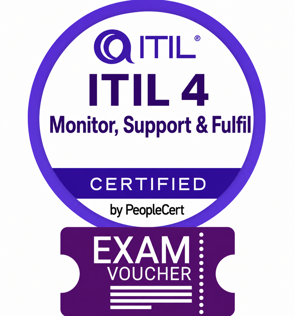 ITIL 4 Specialist: Monitor, Support and Fulfil Exam Voucher