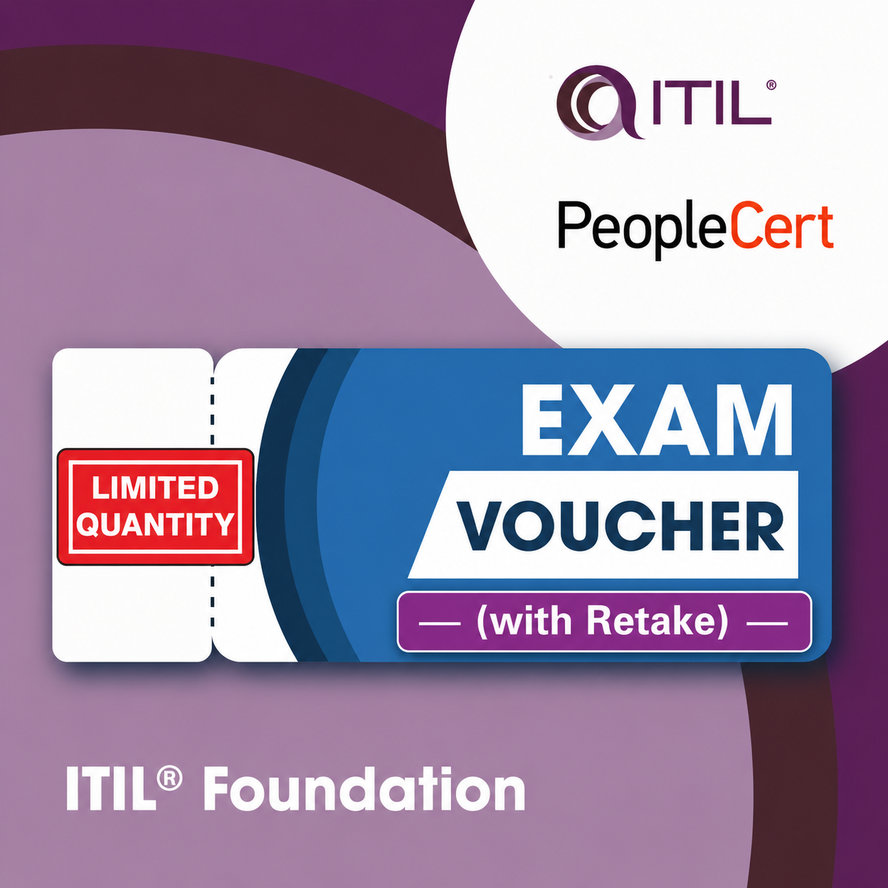 ITIL 4 Foundation Exam Voucher with TAKE2 re-sit option