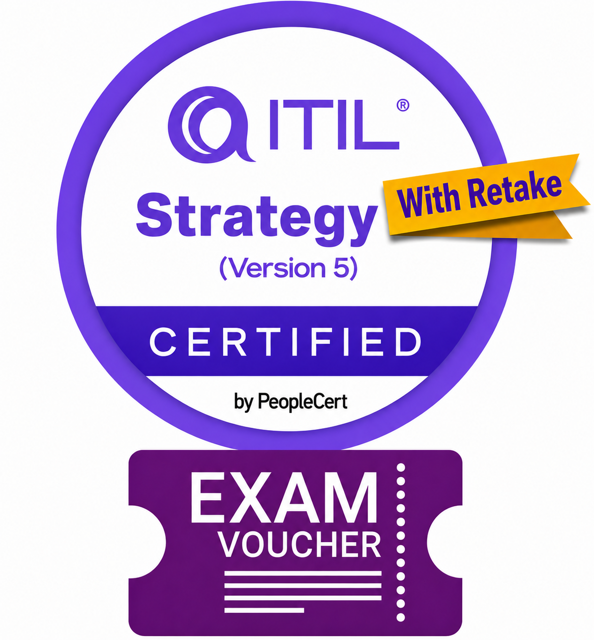 ITIL Strategy (Version 5) Exam Voucher with TAKE2 re-sit option